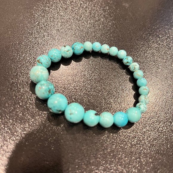 Jewelry - Blue marble Bracelet NEVER WORN